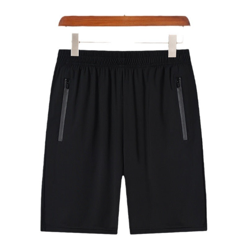 M-8XL Plus Size Ice Silk Shorts Men's Summer Loose Casual Pants