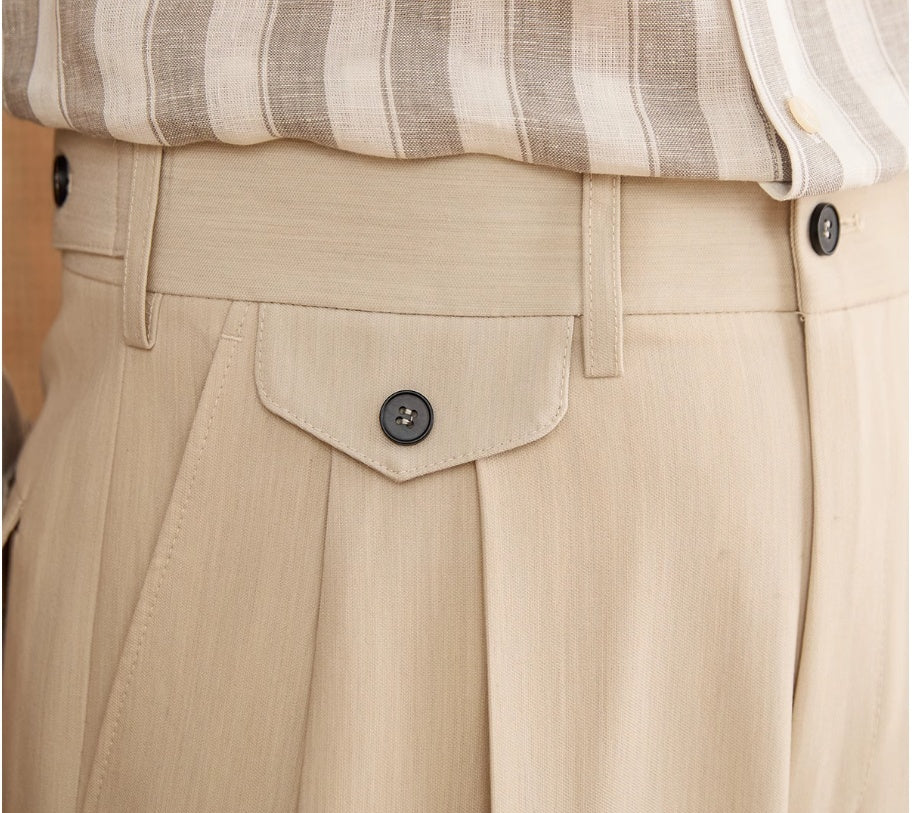 Breathable Business Casual Long Pants Men