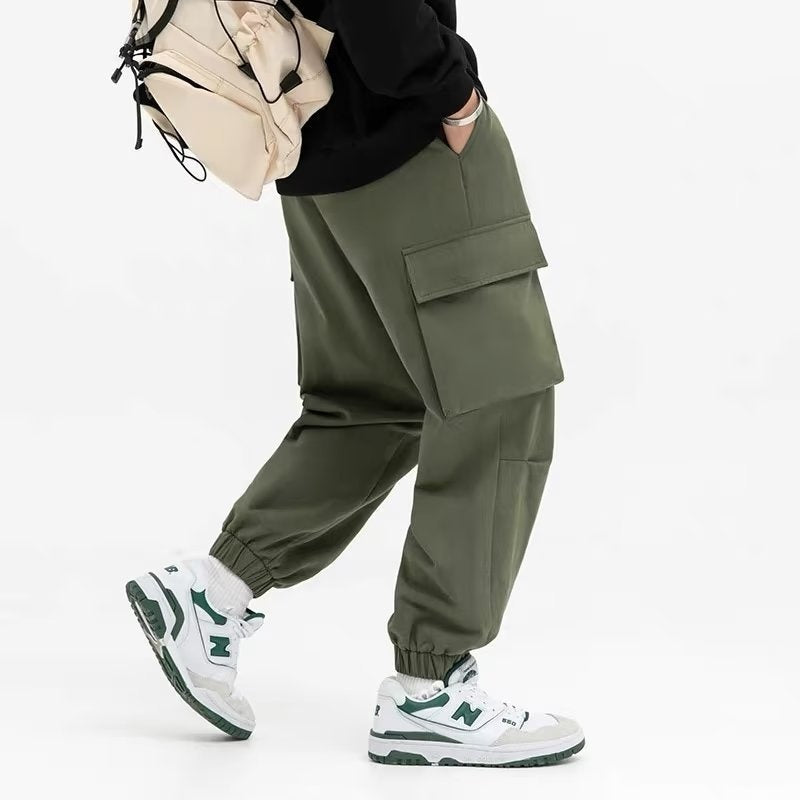 Men's Loose Tappered Cargo Pants Fashion