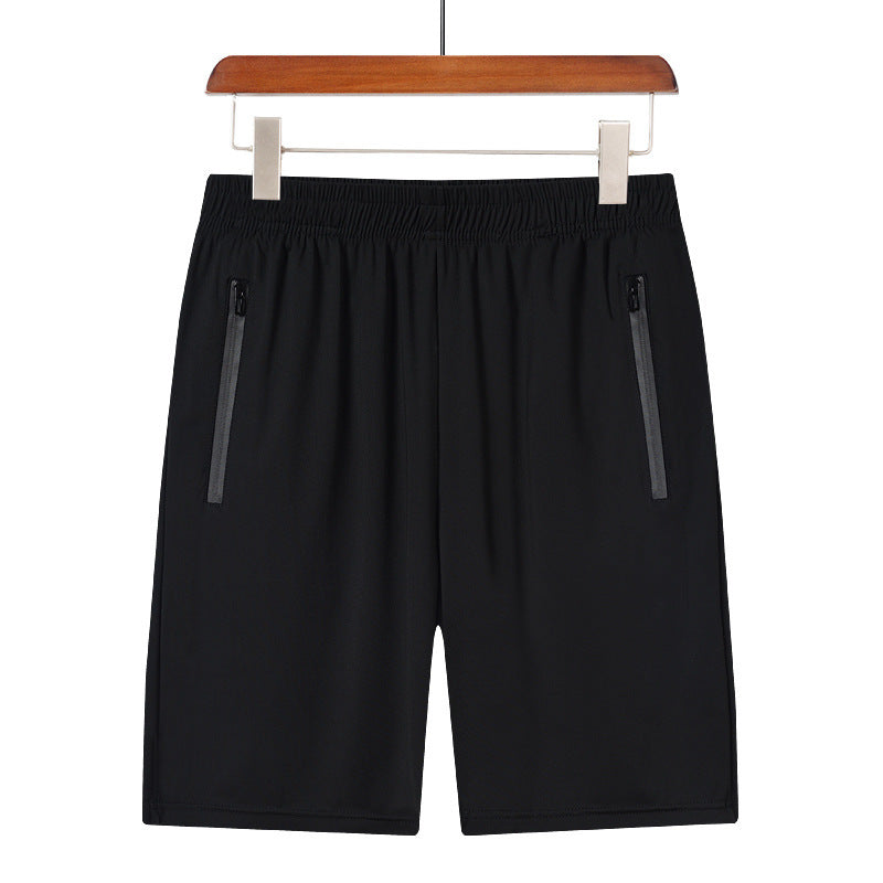 M-8XL Plus Size Ice Silk Shorts Men's Summer Loose Casual Pants