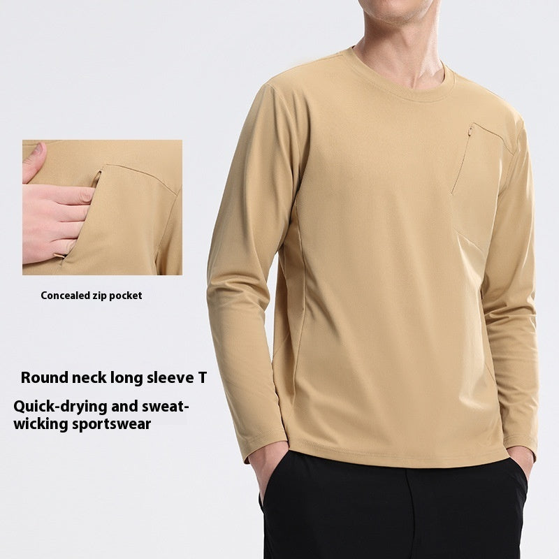 Quick-drying Long-sleeved T-shirt Round Neck Outdoor Top