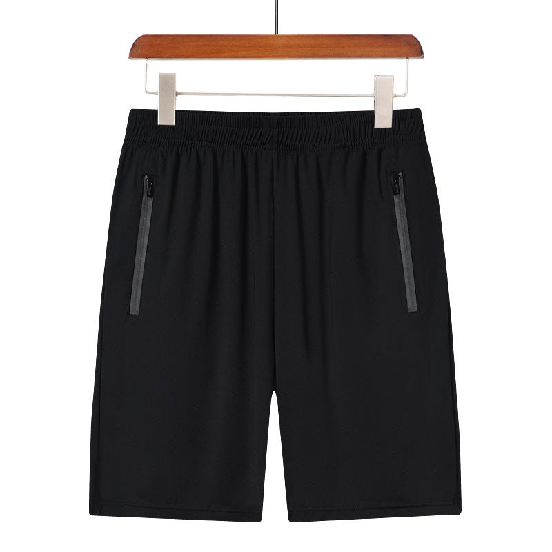 M-8XL Plus Size Ice Silk Shorts Men's Summer Loose Casual Pants