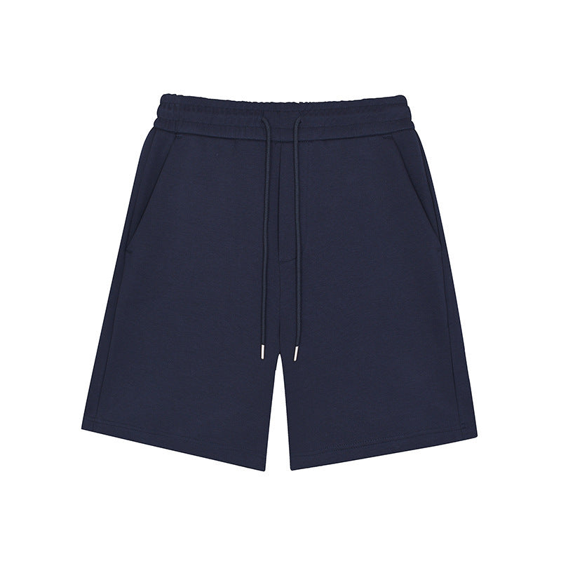 Air Layer Knitted Japanese Sports Drawstring Leisure Shorts