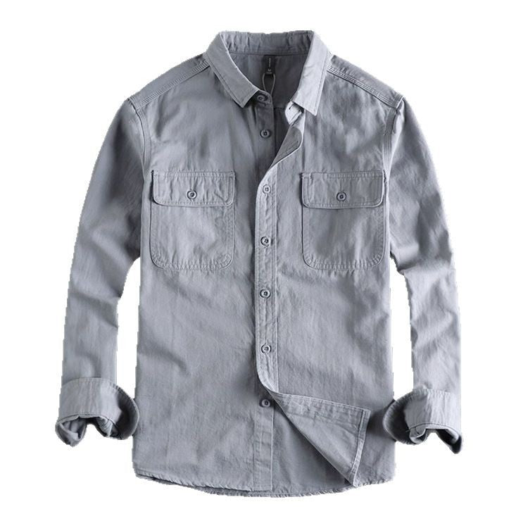 Design Sense Overalls Long Sleeve Shirt Men