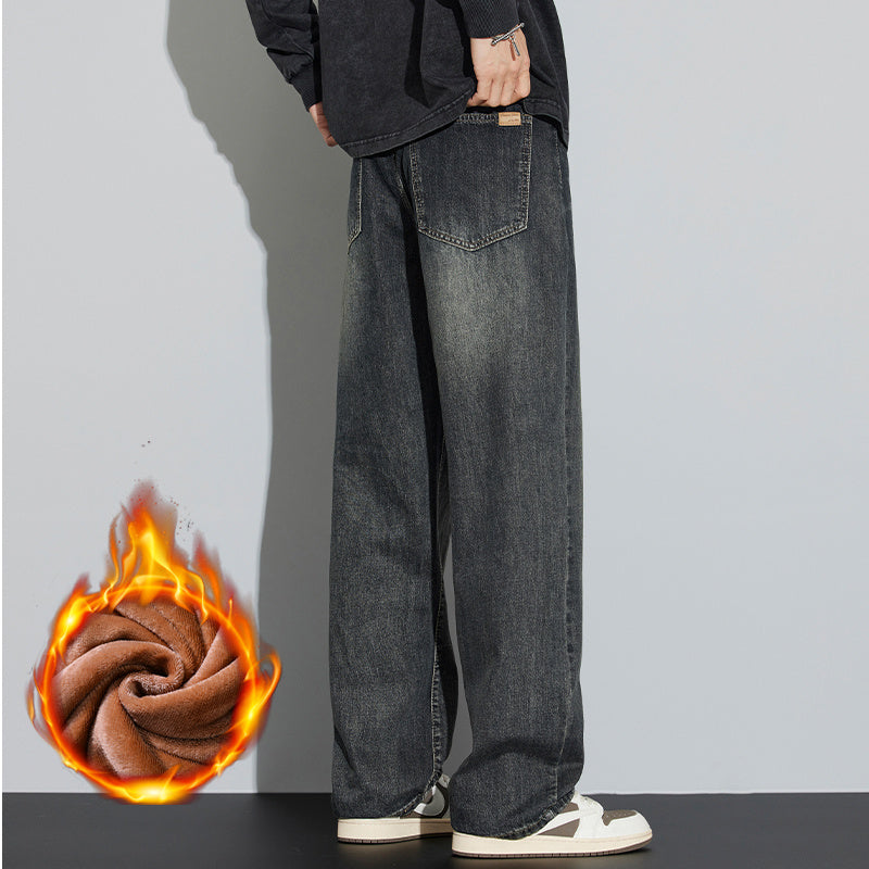 Retro Nostalgic Straight Jeans For Men