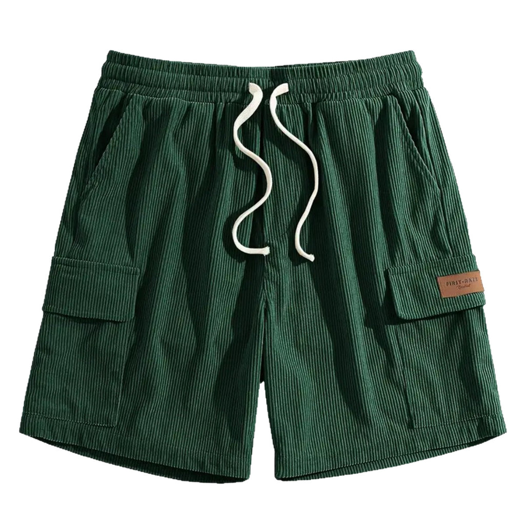 American Men's Striped Loose Casual Shorts