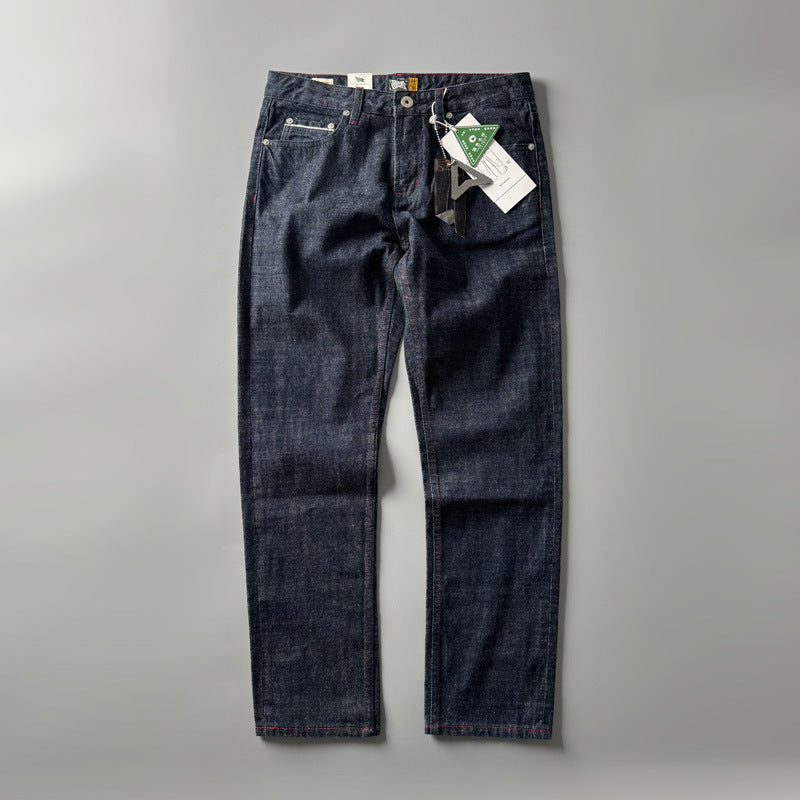 Fashion American Retro Straight Long Pants Men