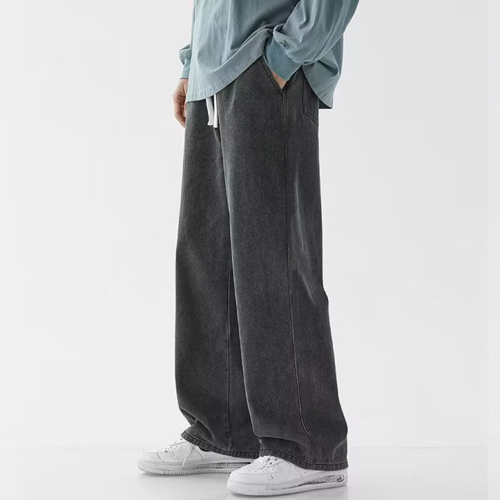 Fashion Personality Wide Leg Casual Long Pants Men