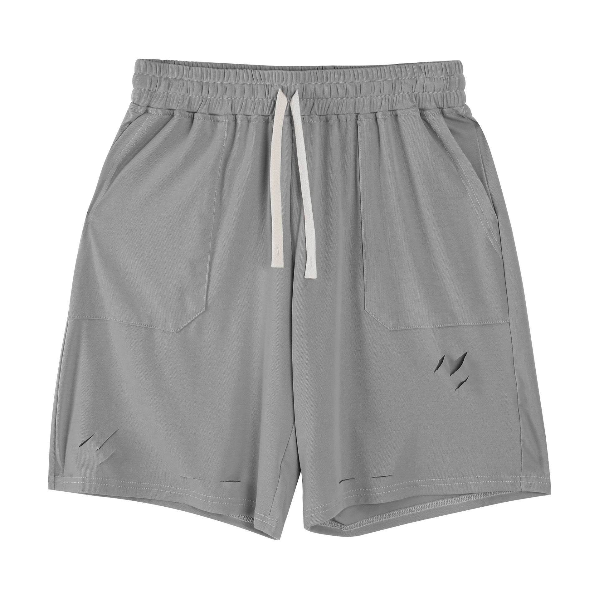 Five-point Shorts Sports Casual Men's Ripped Breathable