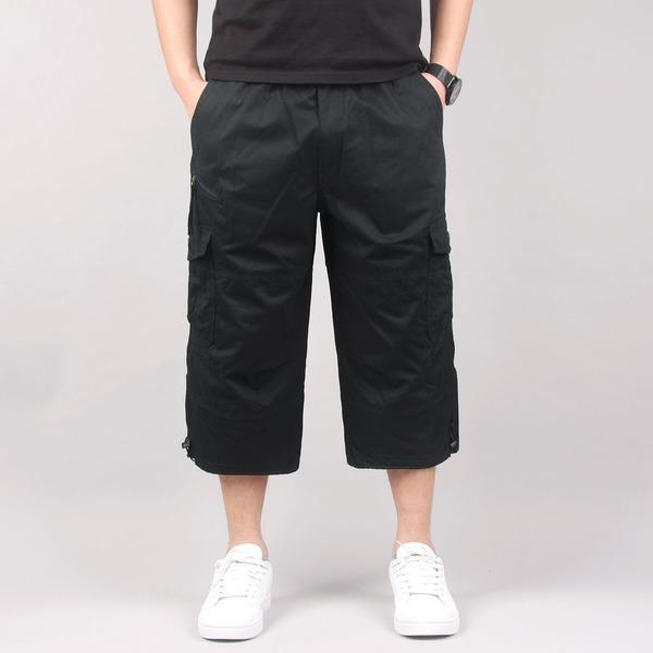 Cropped Pants Casual Shorts Trendy Men's Pants Loose