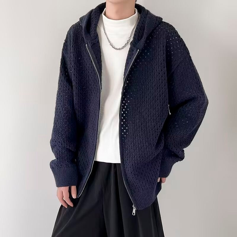 Men's Hooded Casual Breathable All-matching Sweater