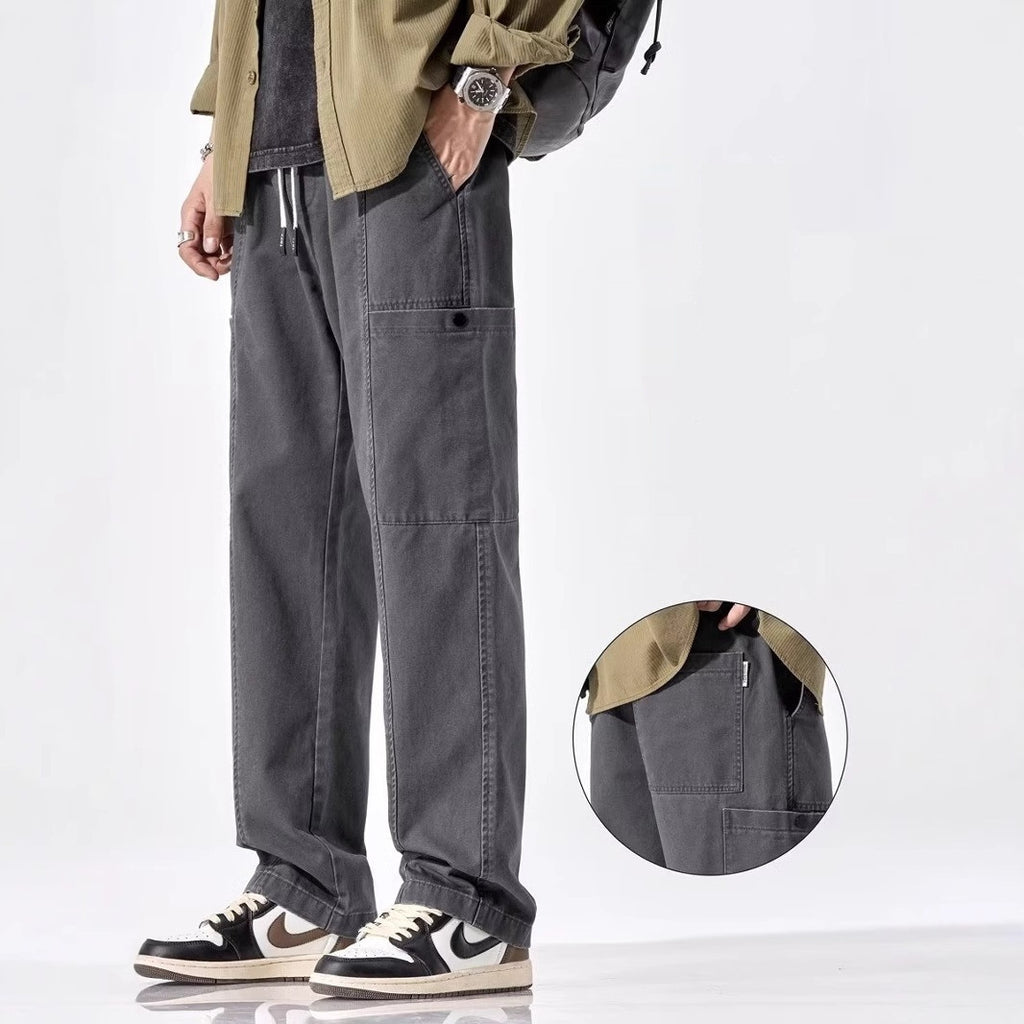 Fashion Loose American Overalls Men's Wide Leg