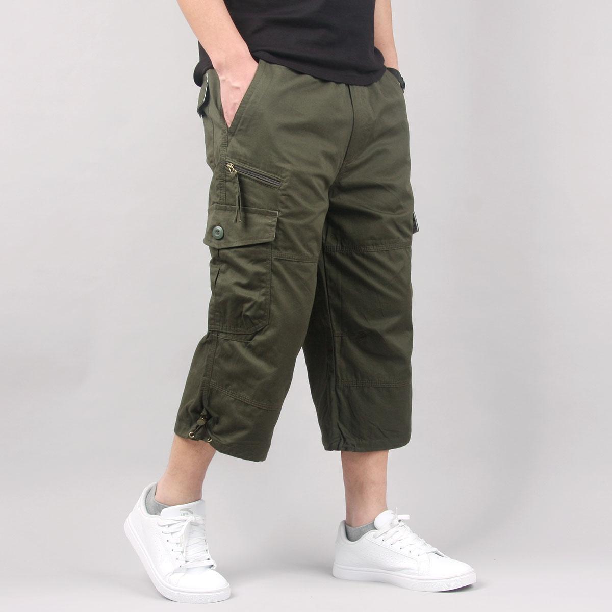 Cropped Pants Casual Shorts Trendy Men's Pants Loose