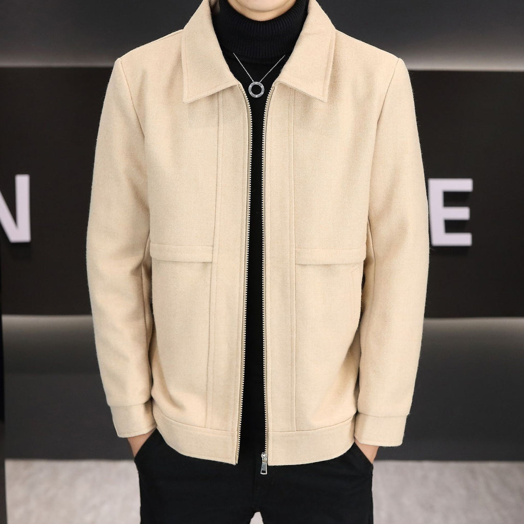 East Season Casual Handsome Quality Polo Collar Jacket