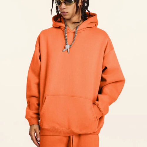 450g Terry Men's Hooded Men's Sweater