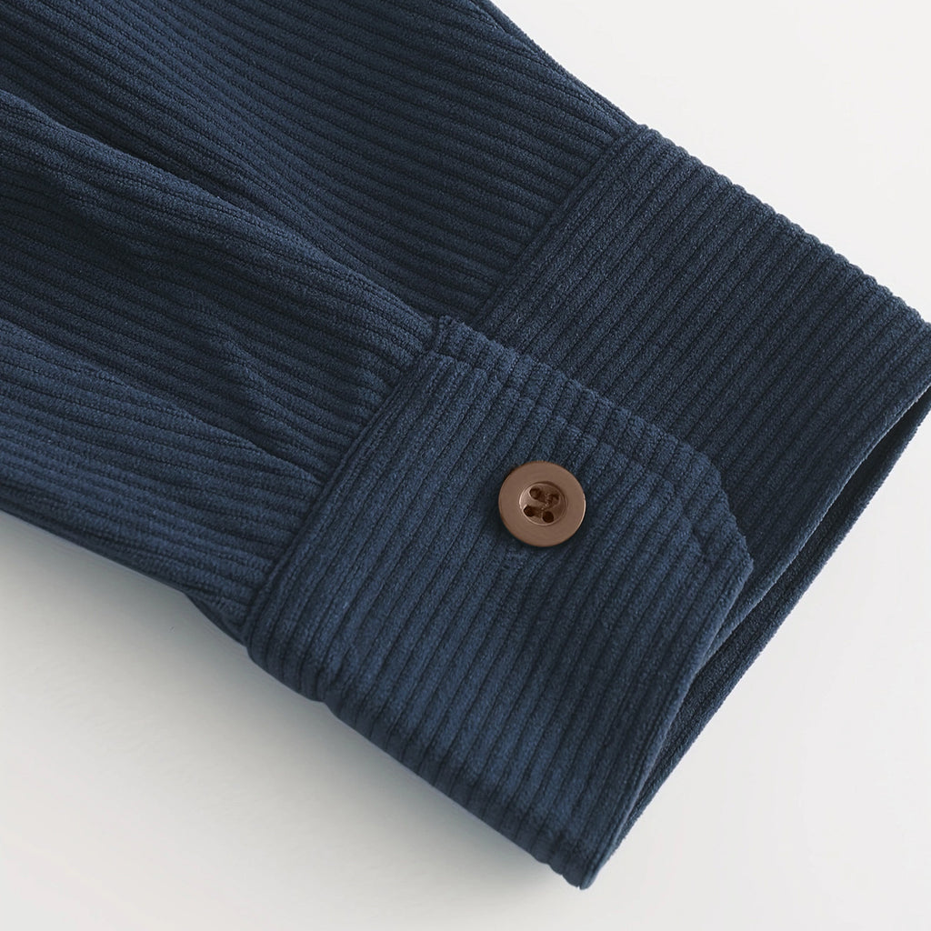 Corduroy Tooling Thick Long Sleeves Coat Shirt Outdoor Casual Retro