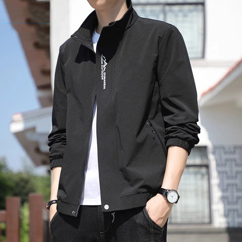Men's Coat Stand Collar Casual Sports
