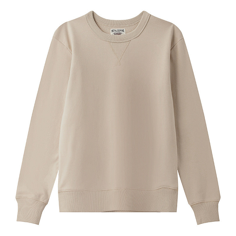 American Retro Japanese Round Neck Sweater Pullover Men