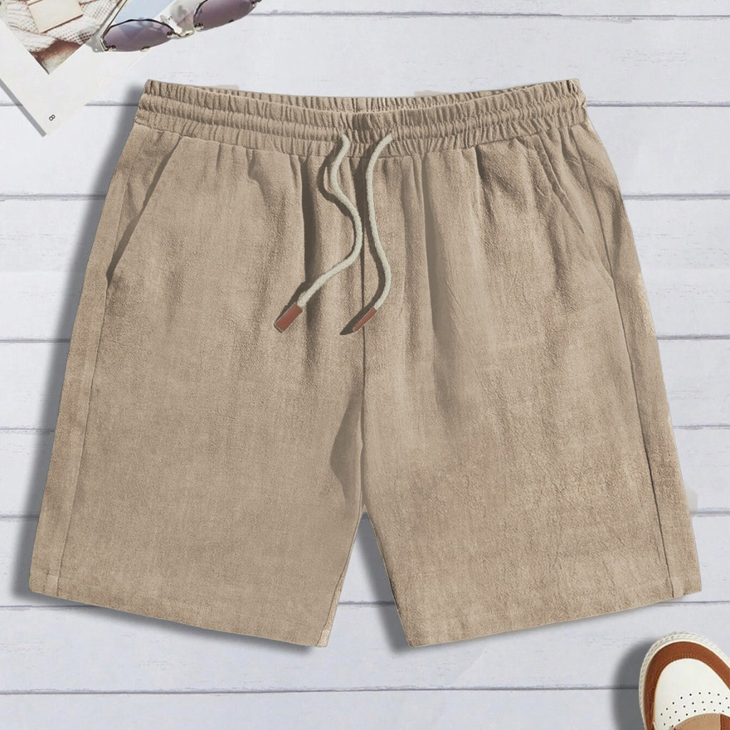 Thin Linen Shorts Men's Loose Casual Shorts