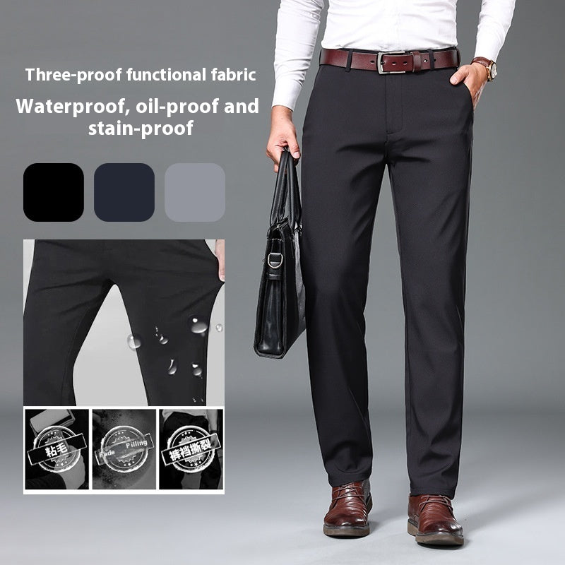 Casual Loose Spring And Autumn Straight Suit Pants
