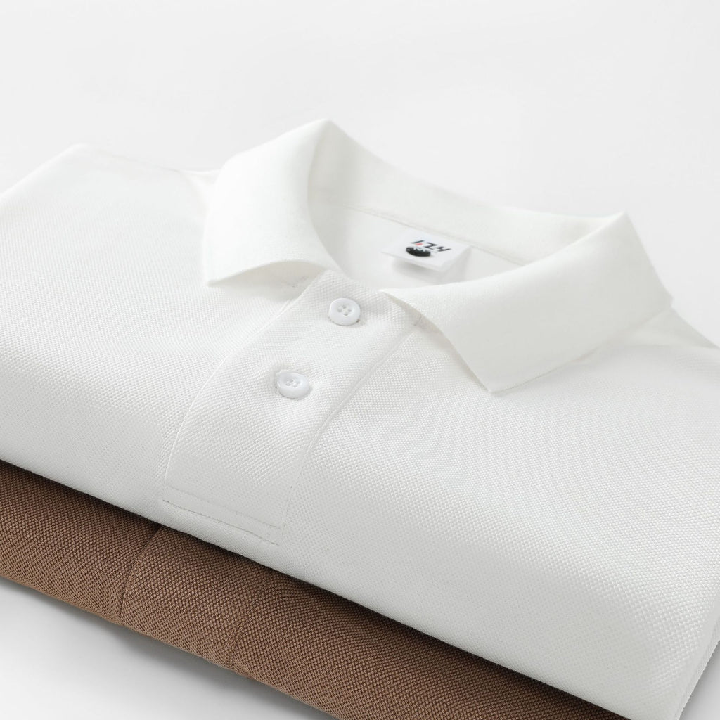 Honeycomb Mesh Beaded Cotton Casual Short Sleeve