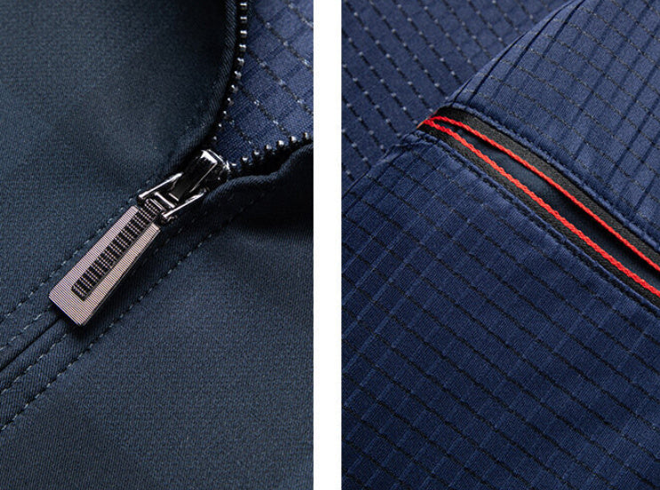 Fashion Personality Men's Lapel Plaid Jacket Coat