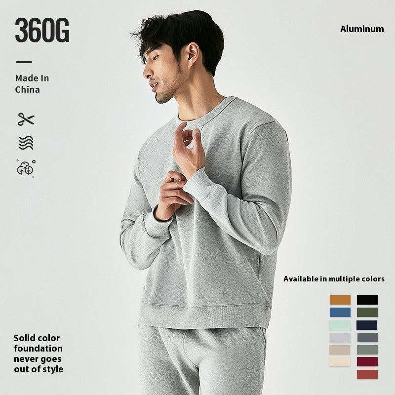 American Retro Japanese Round Neck Sweater Pullover Men