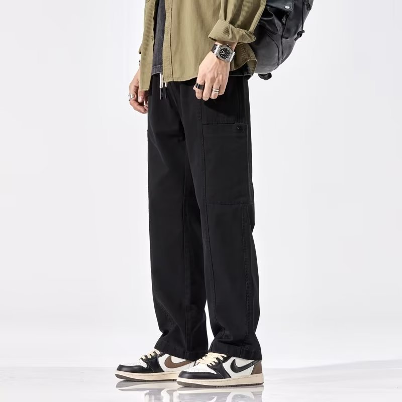 Fashion Loose American Overalls Men's Wide Leg