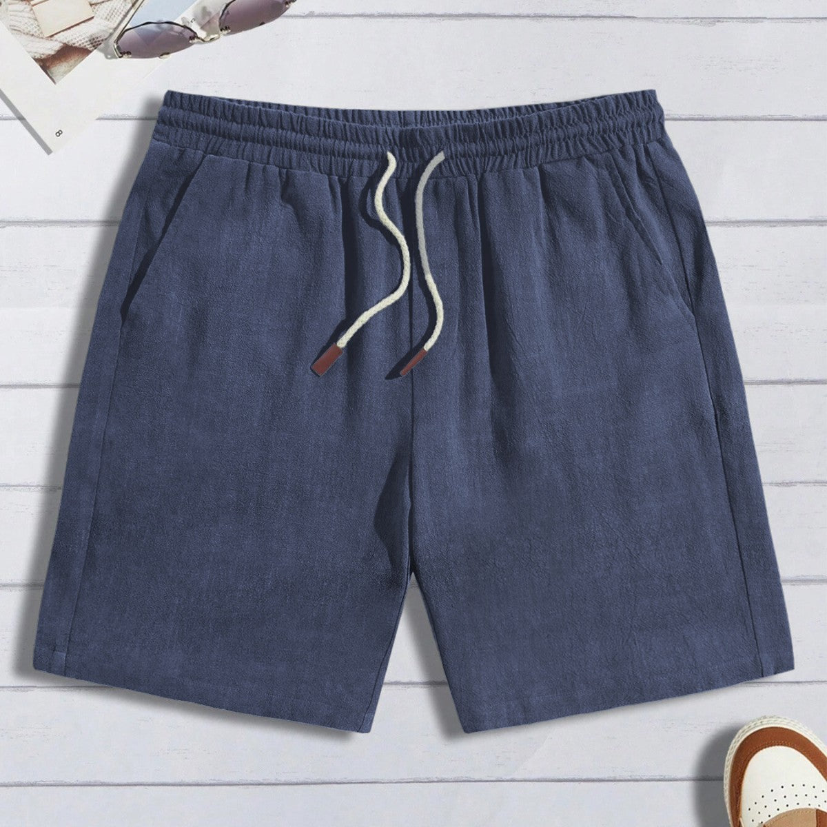 Thin Linen Shorts Men's Loose Casual Shorts