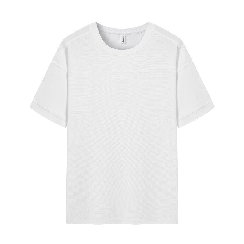 Waffle Heavy Short-sleeved T-shirt For Men