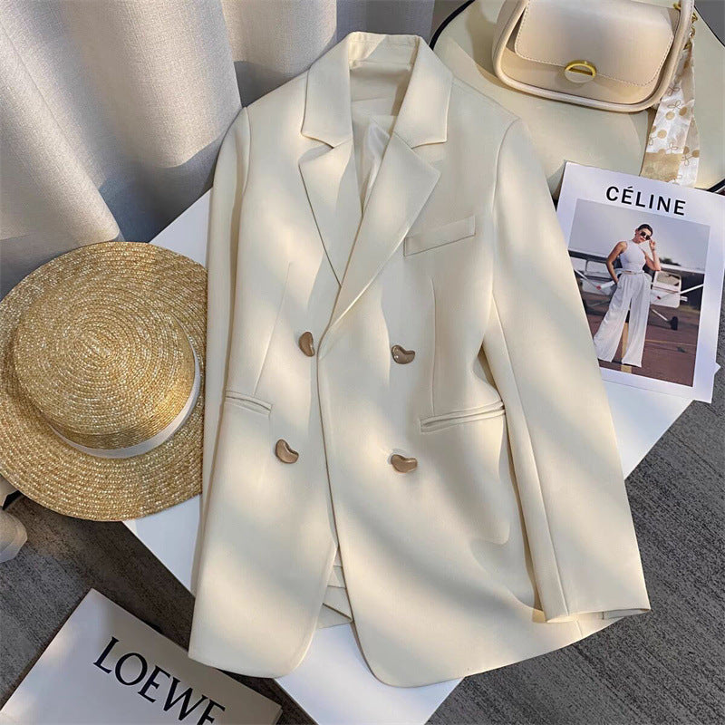 New High-end British Style French Texture Suit Jacket For Women