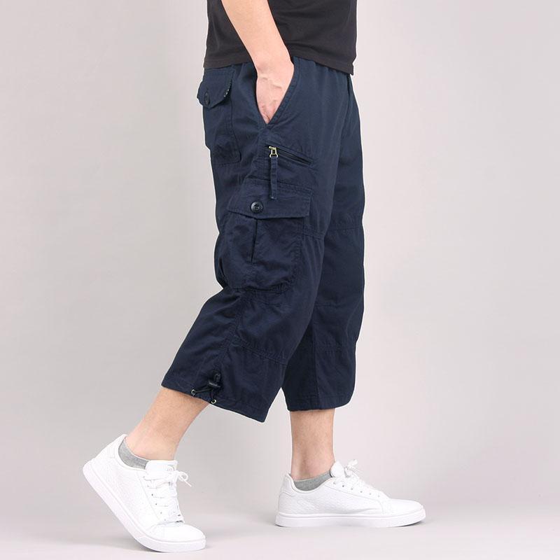 Cropped Pants Casual Shorts Trendy Men's Pants Loose