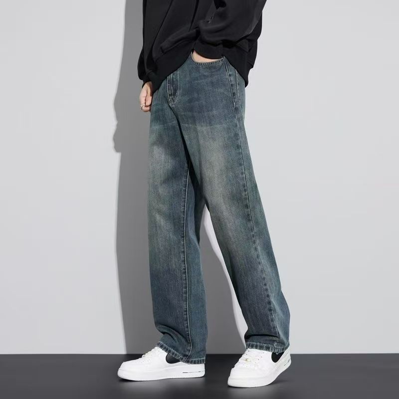 Retro Nostalgic Straight Jeans For Men