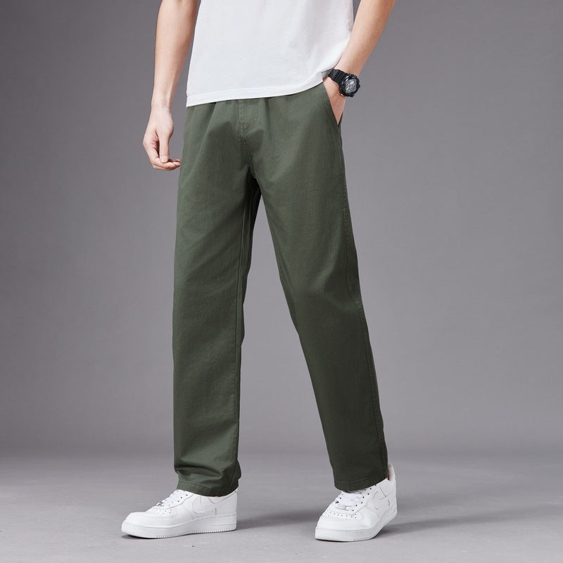Fashion Personality Men's Casual Straight-leg Overalls